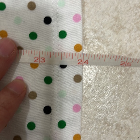 TOMMY HILFIGER Cap Sleeve Scoop Neck Top White with Polka Dot - Picture 6 of 8